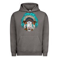 Pigment Tornado simmental indian headdress Urban Hoodie - JahusDesignShop
