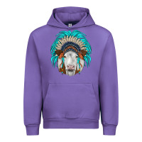Tulip simmental indian headdress Urban Hoodie - JahusDesignShop