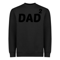 Black dad squared Heavyweight Sweatshirt - artisFamous