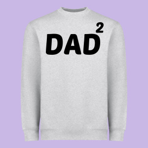 Dad Squared Heavyweight Sweatshirt Designed By Artisfamous