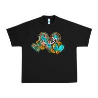 Black western leopard turquoise cowhide hearts olivia Urban Heavy Tee - OliviaCreatesArt