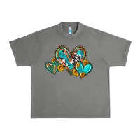 Tornado western leopard turquoise cowhide hearts olivia Urban Heavy Tee - OliviaCreatesArt