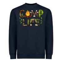 Navy camp life Heavyweight Sweatshirt - BarkalooDesign