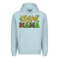 Blue Mist lucky mama st patricks day Premium Hoodie - Jasminsmagicworld