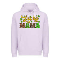 Lilac lucky mama st patricks day Premium Hoodie - Jasminsmagicworld