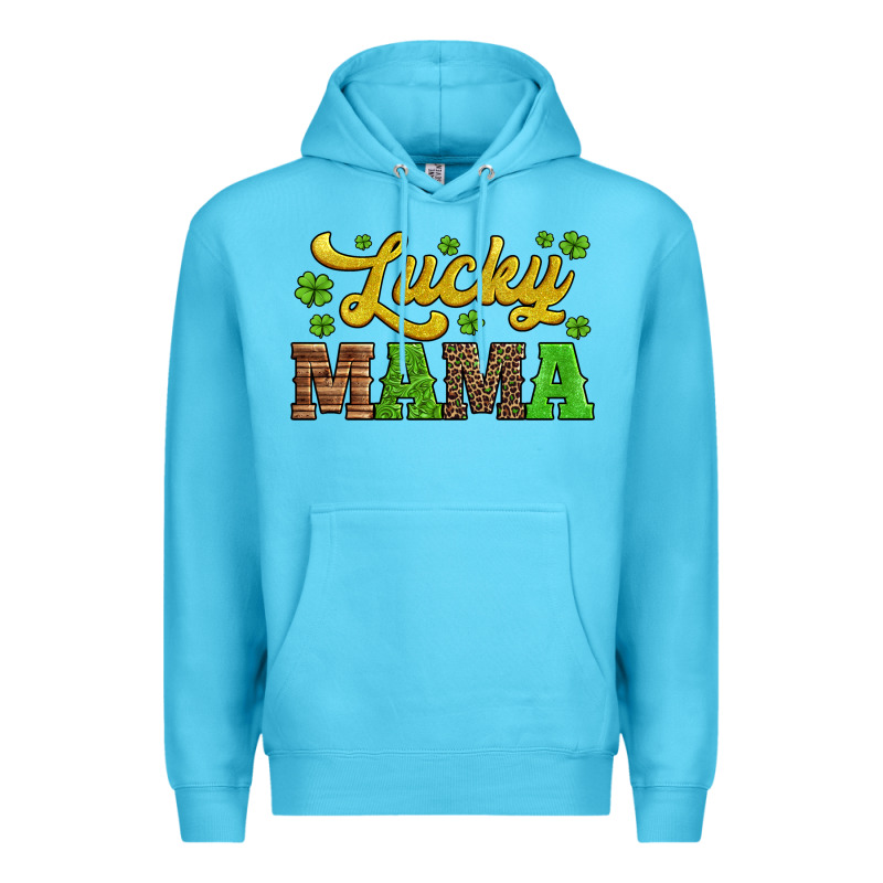 Lucky Mama St Patricks Day Premium Hoodie by Jasminsmagicworld | Teevron