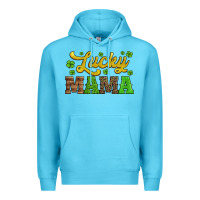 Ocean Blue lucky mama st patricks day Premium Hoodie - Jasminsmagicworld