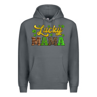 Rock lucky mama st patricks day Premium Hoodie - Jasminsmagicworld