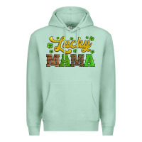 Seafoam lucky mama st patricks day Premium Hoodie - Jasminsmagicworld