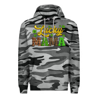 Slate Camo lucky mama st patricks day Premium Hoodie - Jasminsmagicworld