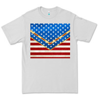 Dove Grey glitter american flag Premium Tee - TumblerDesignByShophia