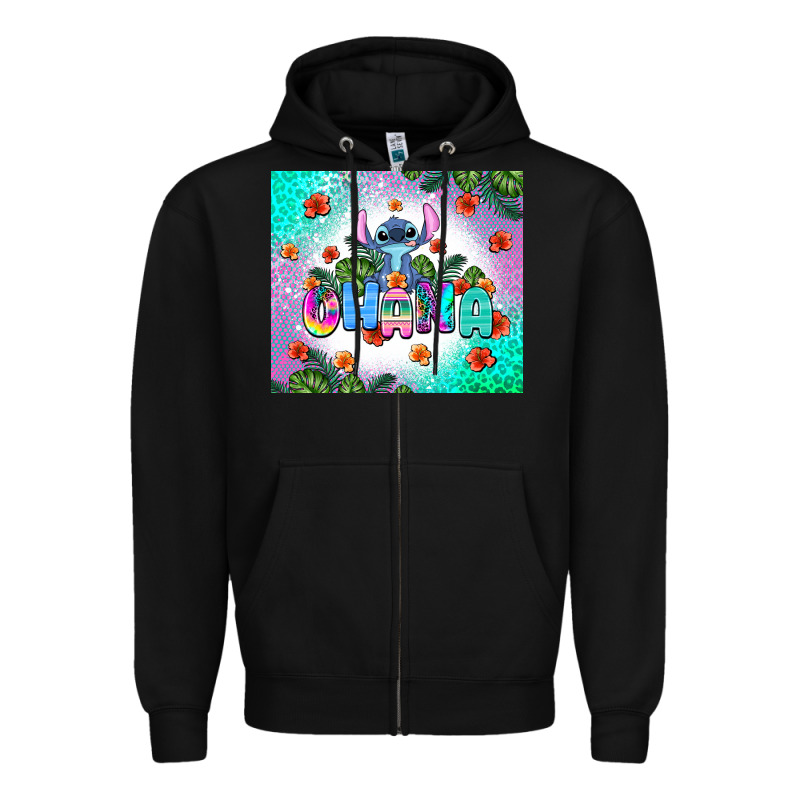 Ohana Stitch Zipper Hoodie by AdoDesignShop | Teevron