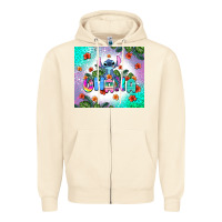 Sandshell ohana stitch Zipper Hoodie - AdoDesignShop