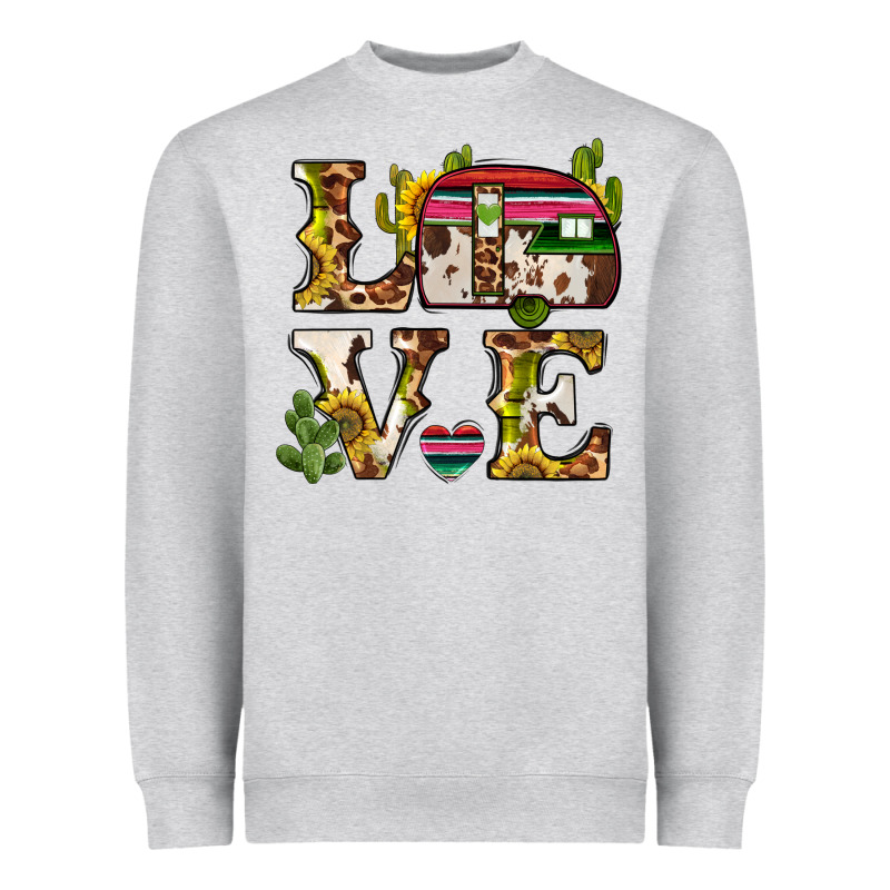 Love Caravan Heavyweight Sweatshirt by BarkalooDesign | Teevron