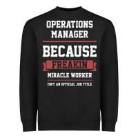 Black Operations Manager - Cool Gift Job Heavyweight Sweatshirt - artisFamous