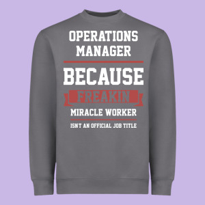 Operations Manager - Cool Gift Job Heavyweight Sweatshirt Designed By Artisfamous
