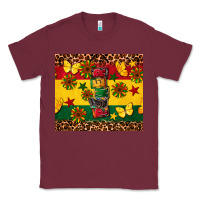 Burgundy power juneteenth Classic Tee - CowGirlArtShop