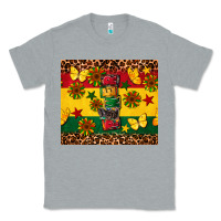 Heather Grey power juneteenth Classic Tee - CowGirlArtShop
