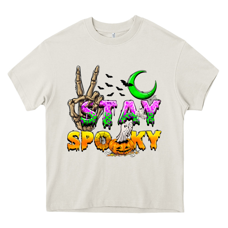 Stay Spooky Heavy Core Tee by NancyCooperArtShop | Teevron