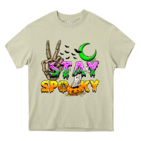 Mossy Stay spooky Heavy Core Tee - NancyCooperArtShop