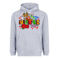 Heather Grey mexican nurse Heavyweight Hoodie - AdoDesignShop