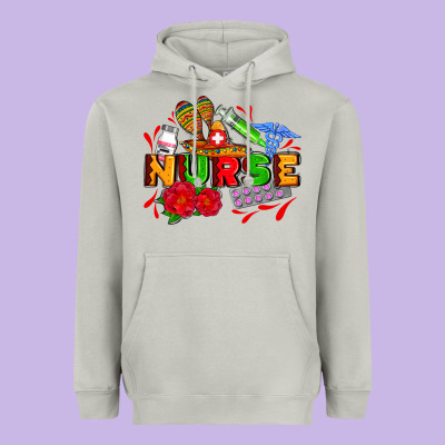 Mexican Nurse Heavyweight Hoodie Designed By Adodesignshop