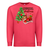 Cardinal Cowgirl Christmas Premium Sweatshirt - AdoDesignShop