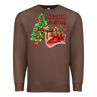 Chestnut Cowgirl Christmas Premium Sweatshirt - AdoDesignShop