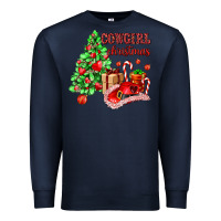 Navy Cowgirl Christmas Premium Sweatshirt - AdoDesignShop