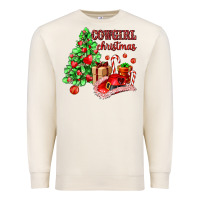 Sandshell Cowgirl Christmas Premium Sweatshirt - AdoDesignShop