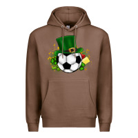 Chestnut Football Ball Premium Hoodie - CowhideDigitalArt