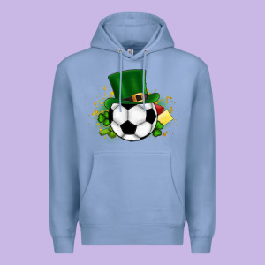 Football Ball Premium Hoodie Designed By Cowhidedigitalart