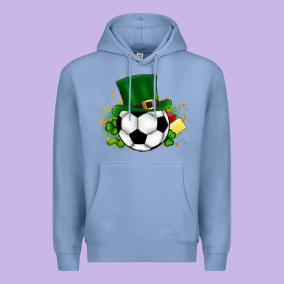Football Ball Premium Hoodie Designed By Cowhidedigitalart