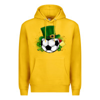 Lemon Football Ball Premium Hoodie - CowhideDigitalArt