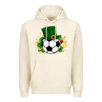 Tofu Football Ball Premium Hoodie - CowhideDigitalArt