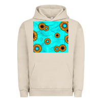 Pigment French Oak turquoise gemstone sunflower Urban Hoodie - JahusDesignShop