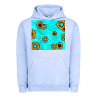 Pigment Grape Ice turquoise gemstone sunflower Urban Hoodie - JahusDesignShop