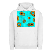 Pigment Lunar Rock turquoise gemstone sunflower Urban Hoodie - JahusDesignShop