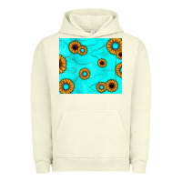 Pigment Pistachio turquoise gemstone sunflower Urban Hoodie - JahusDesignShop