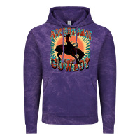 Cloud Purple American cowboy Vintage Hoodie - FaDigitalArtStudio