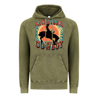 Vintage Olive American cowboy Vintage Hoodie - FaDigitalArtStudio