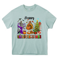Arona Happy Hallothanksmas Heavy Core Tee - texasbilliewilder