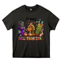 Asphalt Happy Hallothanksmas Heavy Core Tee - texasbilliewilder
