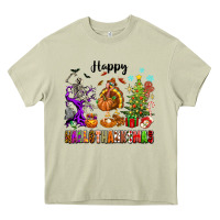 Mossy Happy Hallothanksmas Heavy Core Tee - texasbilliewilder