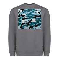 Storm blue camouflage glitter Heavyweight Sweatshirt - BarkalooDesign