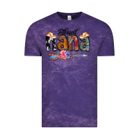Cloud Purple Blessed Nana Vintage Tee - CowCowDesign