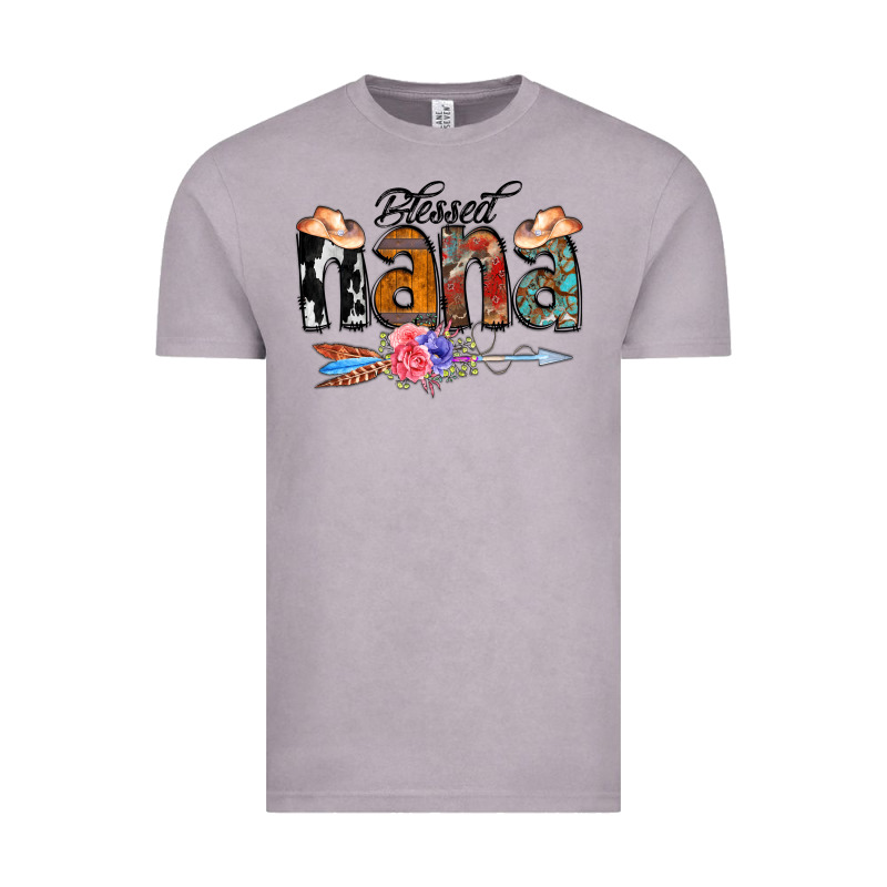 Blessed Nana Vintage Tee by CowCowDesign | Teevron