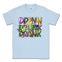 Dusty Blue drink drunk drank Classic Tee - CowGirlArtShop