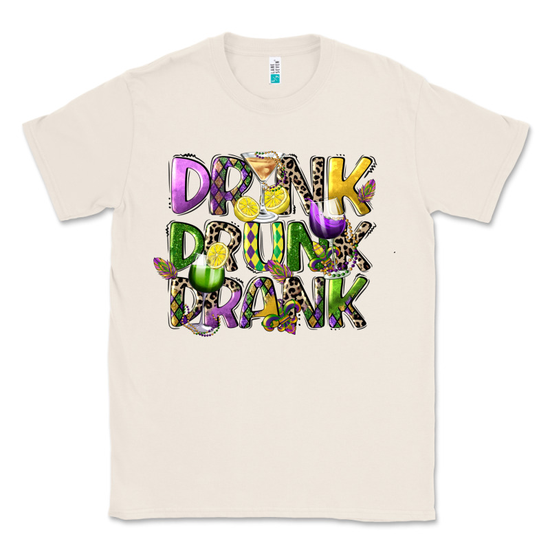Drink Drunk Drank Classic Tee by CowGirlArtShop | Teevron