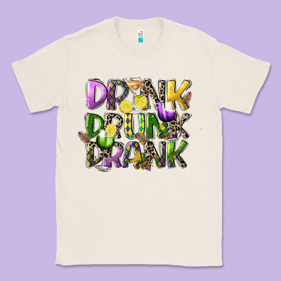 Drink Drunk Drank Classic Tee Designed By Cowgirlartshop